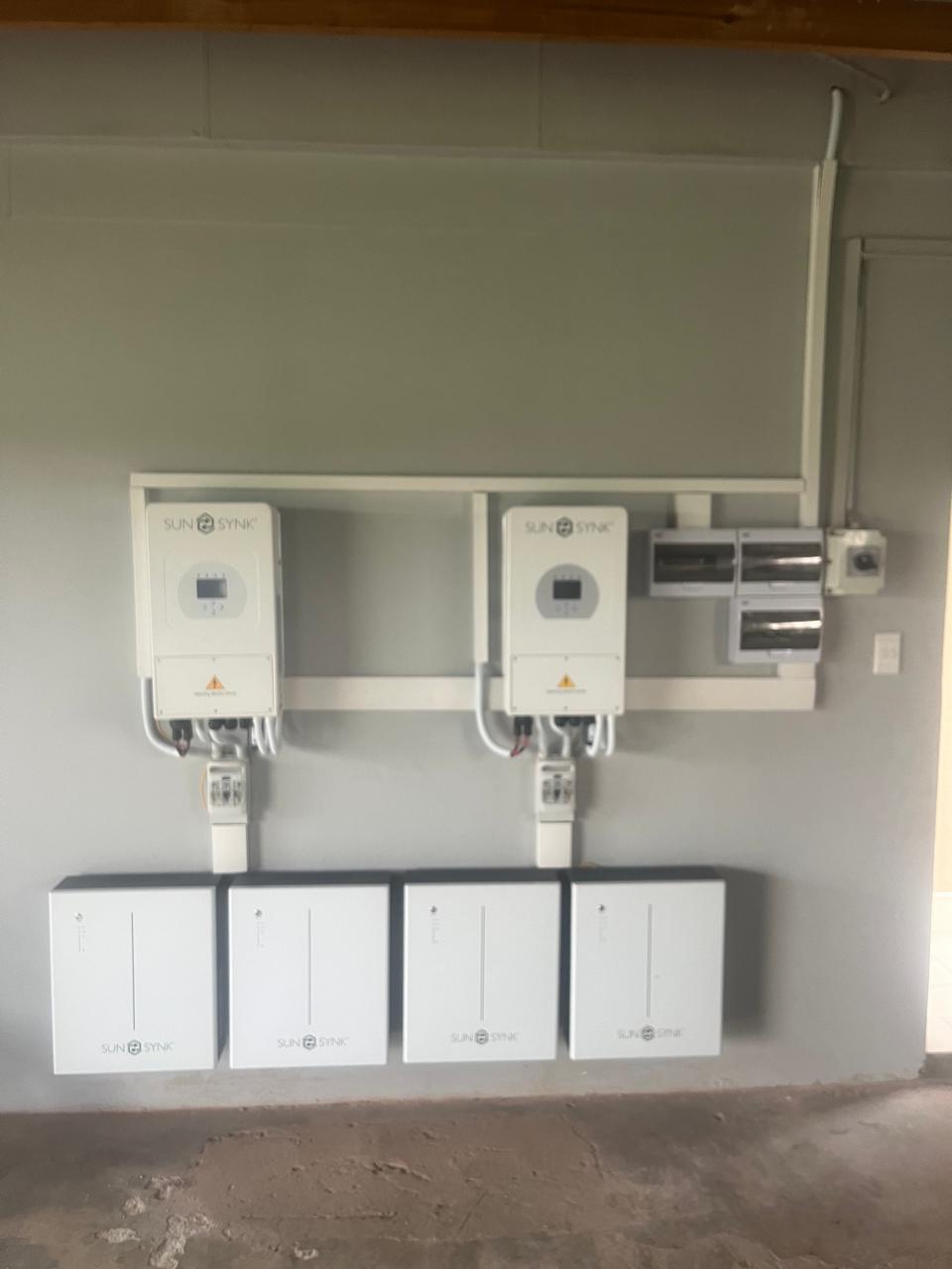 Large-Scale Inverter & Battery Bank