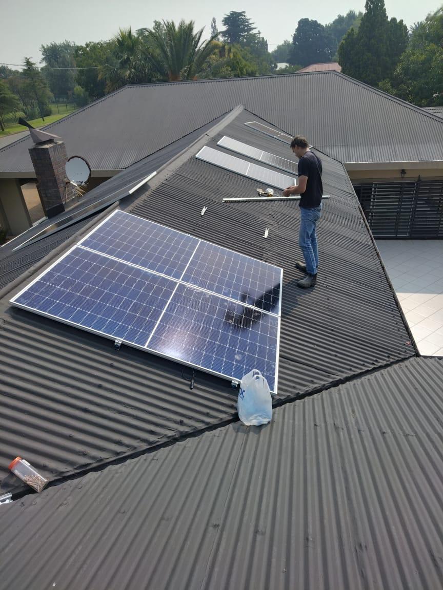 Residential Roof Solar Installation