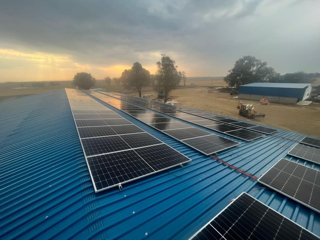 Industrial Rooftop Solar Array